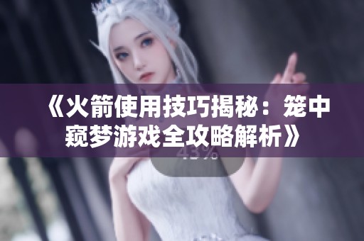 《火箭使用技巧揭秘：笼中窥梦游戏全攻略解析》